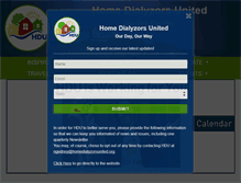 Tablet Screenshot of homedialyzorsunited.org